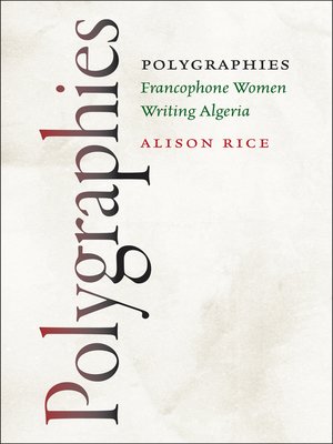 cover image of Polygraphies